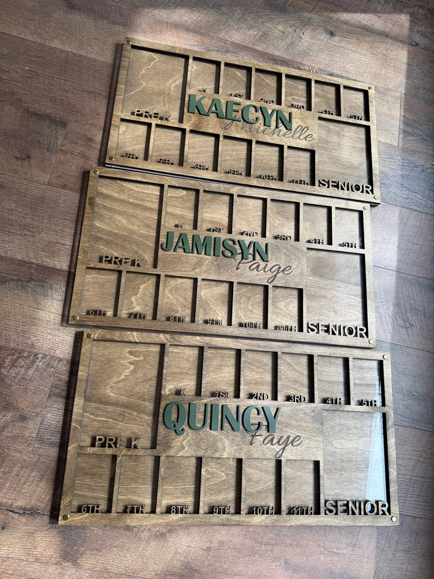 Custom School years Picture Frame - Pre-k to Senior