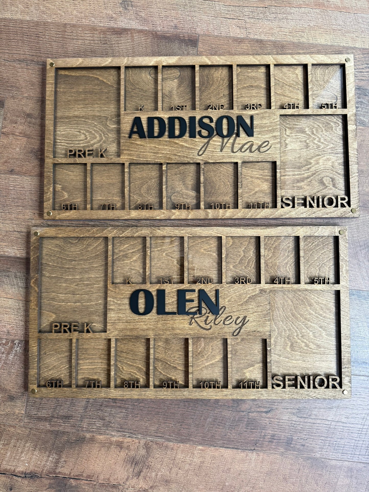 Custom School years Picture Frame - Pre-k to Senior