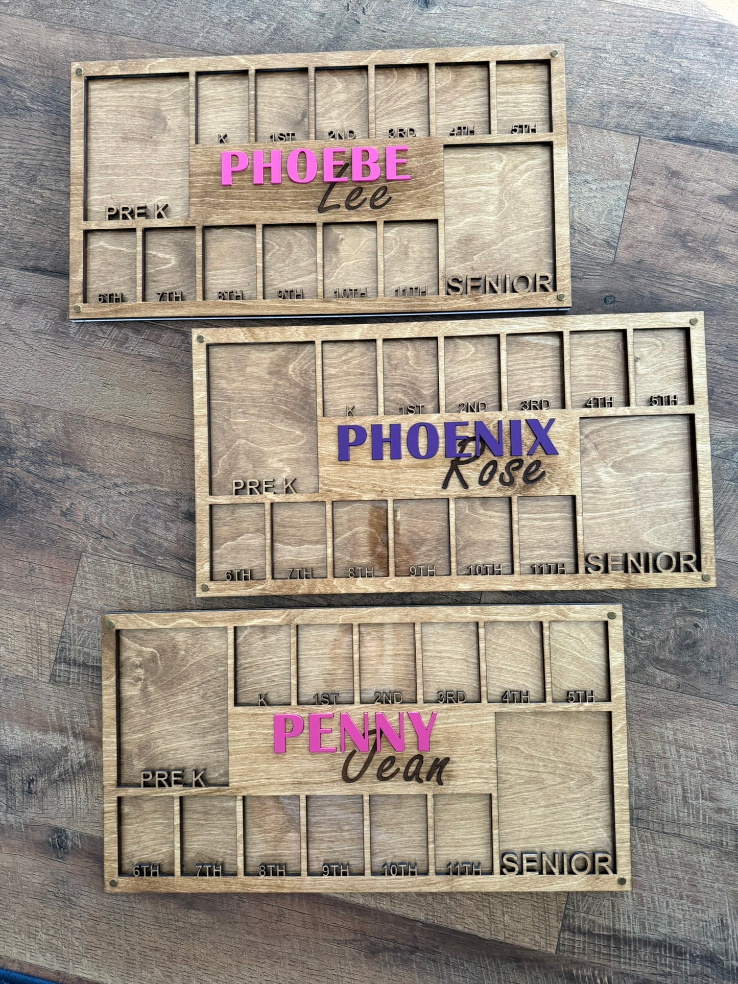 Custom School years Picture Frame - Pre-k to Senior