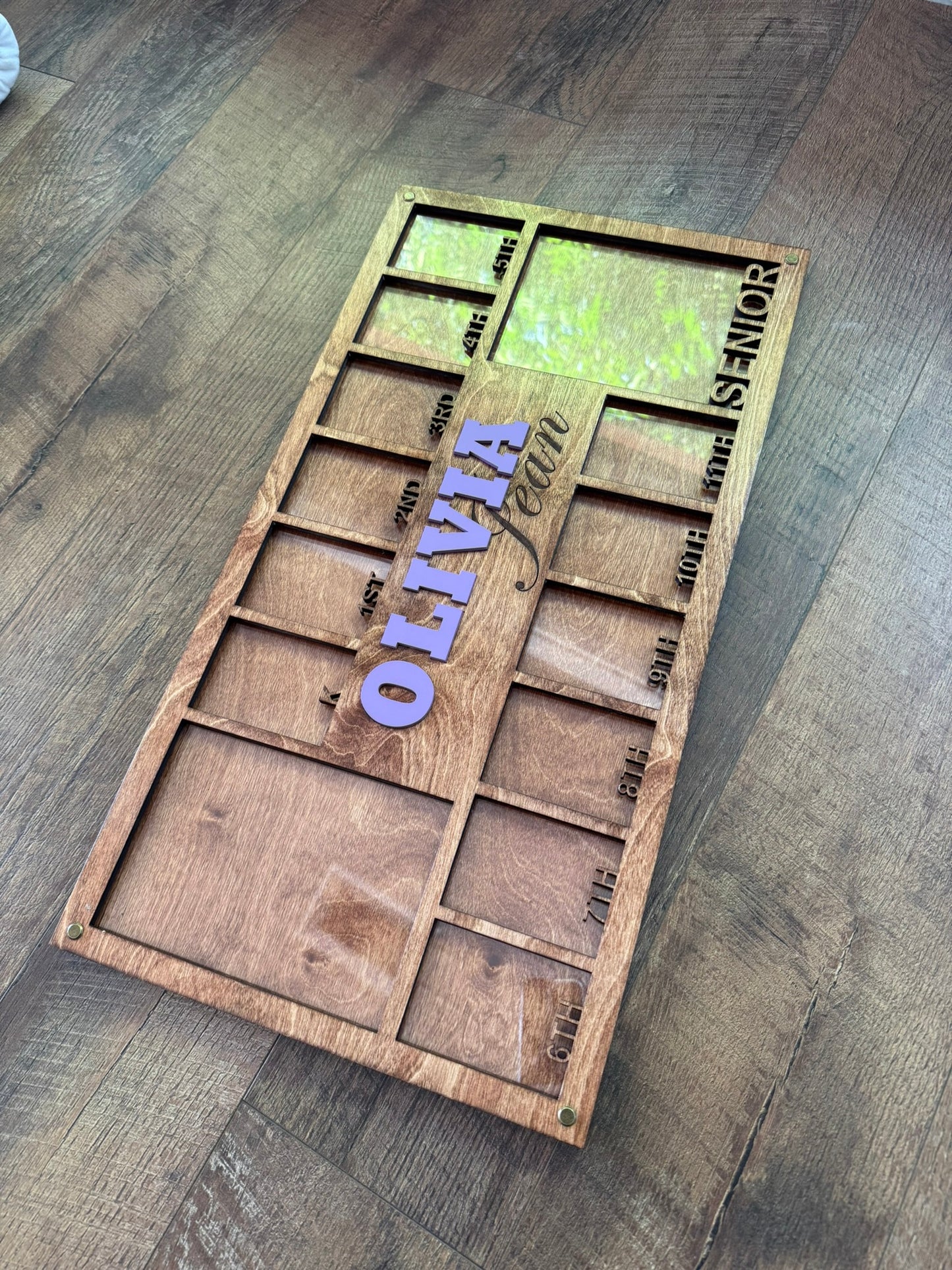 Custom School years Picture Frame - Pre-k to Senior