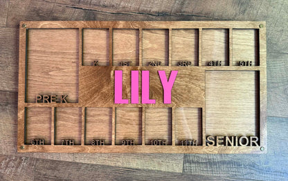 Personalized School Years Frame | Pre-k to Senior