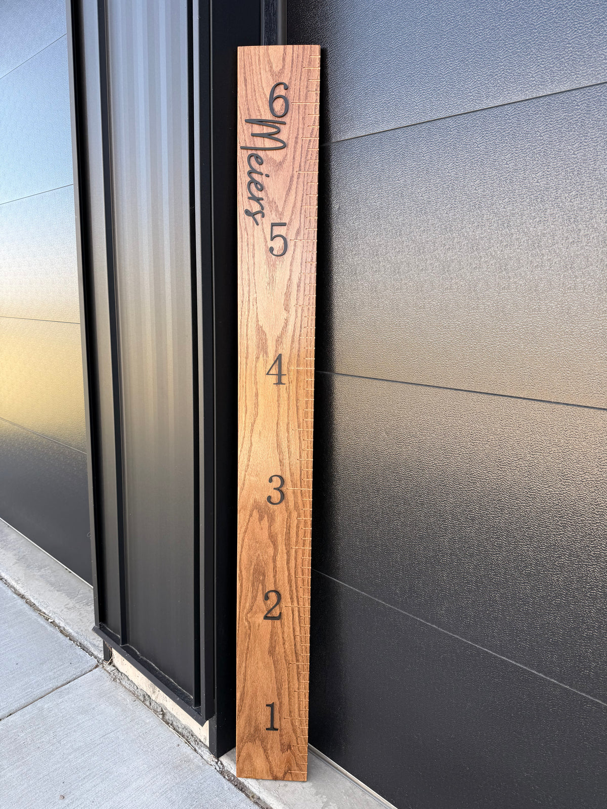 Handmade Oak Growth Ruler