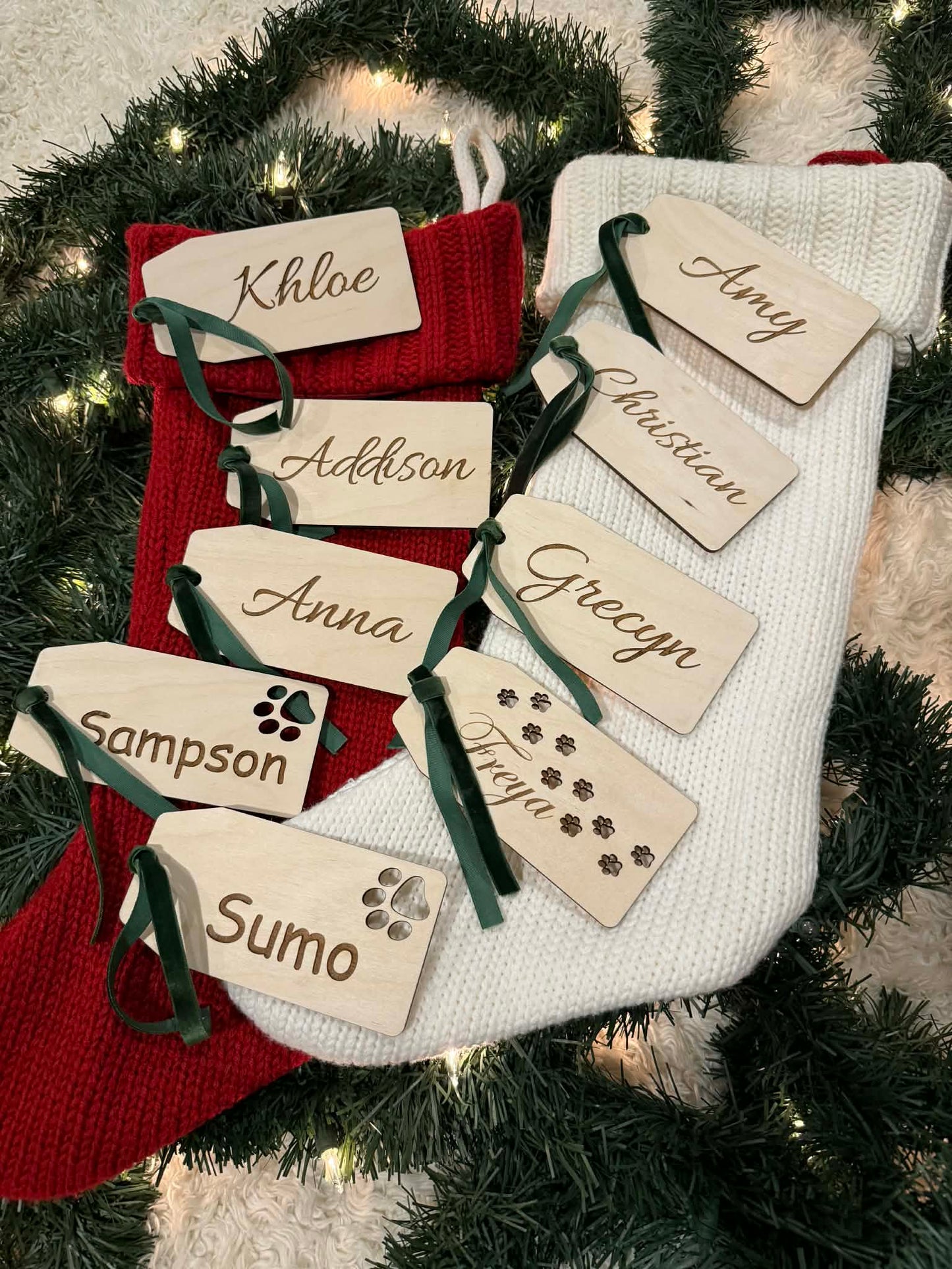 Stocking Tag Ornaments