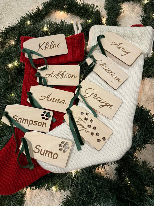 Stocking Tag Ornaments